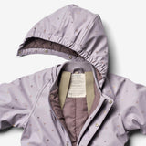 Wheat Outerwear Vinterdress Ludo Snowsuit 1347 lavender flowers