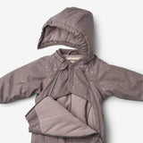 Wheat Outerwear Vintersett Evig Outdoor Suit 1036 purple stone stars