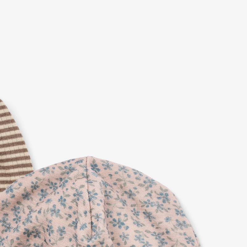 Wheat Wool 2-pak Ull huer Emo Accessory 1481 blue flowers