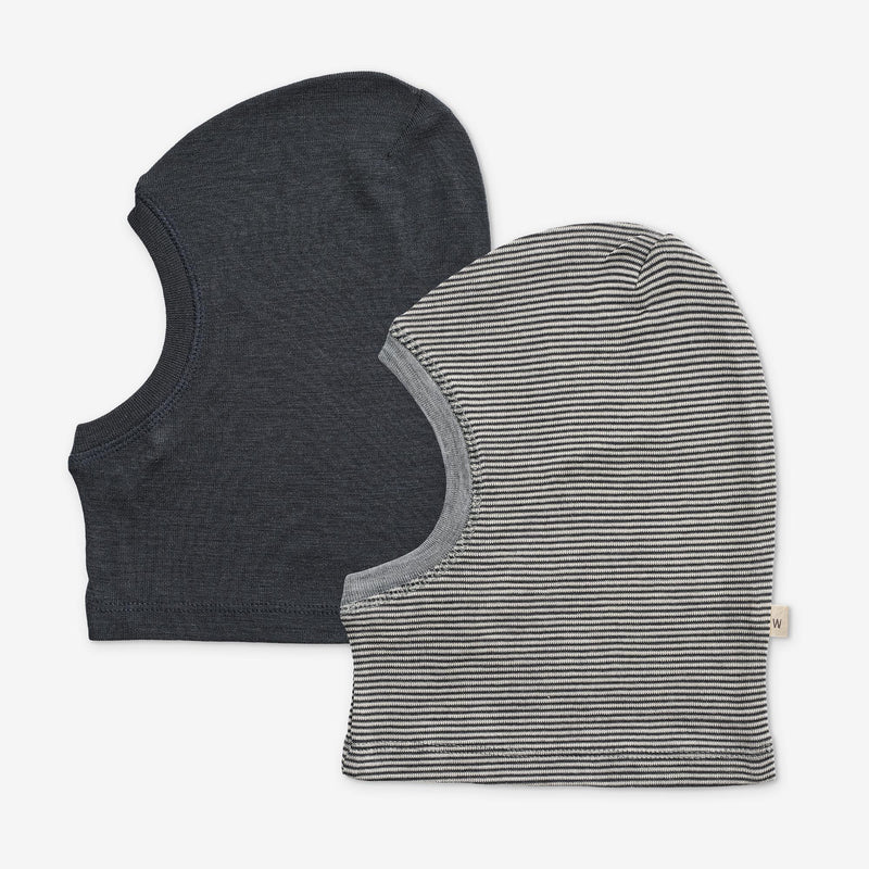 Wheat Wool 2-pak Ull Elefanthuer Kim Accessory 1433 navy stripe