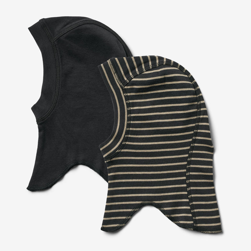 Wheat Main  2 Balaklavaer Amel | Baby Acc 1433 navy stripe