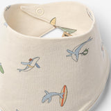 Wheat Main 2 Bib Eden Accessory 9669 whale friends