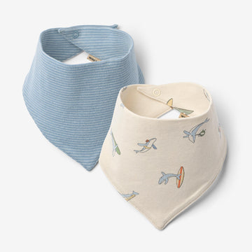 Wheat Main 2 Bib Eden Accessory 9669 whale friends