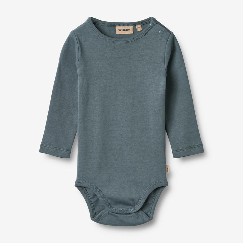 Wheat Main 2 Body Freddie L/S Underwear/Bodies 9547 blue multi stripe