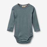 Wheat Main 2 Body Freddie L/S Underwear/Bodies 9547 blue multi stripe