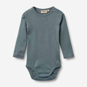 Wheat Main 2 Body Freddie L/S Underwear/Bodies 9547 blue multi stripe