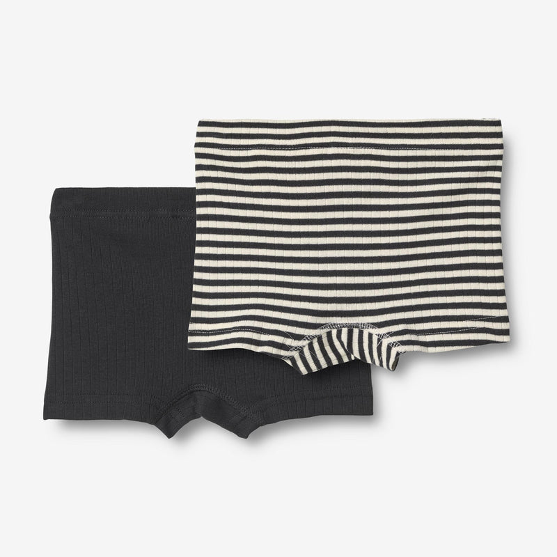 Wheat Main 2 Boxer Shorts Louis Underwear 9432 navy rib stripe