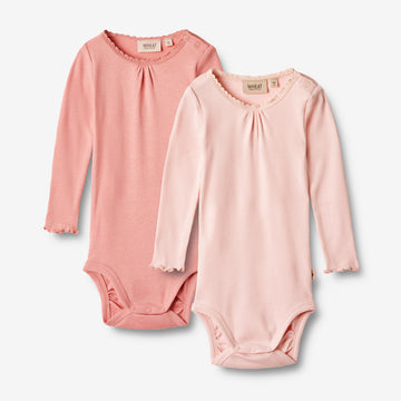 Wheat Main  2 Rib Body L/S Lotta Underwear/Bodies 2510 rosette ballet
