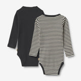 Wheat Main 2 Rib Body L/S Spencer Body 9432 navy rib stripe