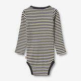 Wheat Main 2 Rib Body L/S Spencer Body 9432 navy rib stripe
