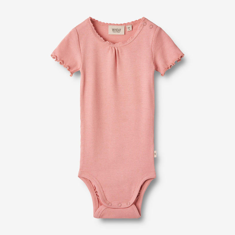 Wheat Main  2 Rib Body S/S Edna Underwear/Bodies 2510 rosette ballet