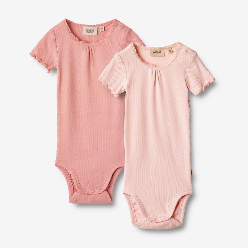 Wheat Main  2 Rib Body S/S Edna Underwear/Bodies 2510 rosette ballet