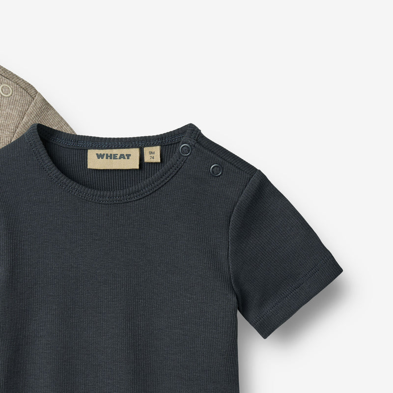 Wheat Main 2 Rib Body S/S Timo Body 1432 navy
