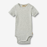 Wheat Main 2 Ribb Kortermet Body Timo Body 2703 summer sky