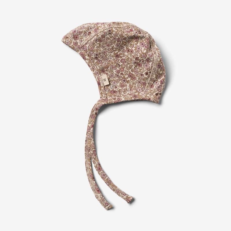 Wheat Main  2 Rib Cap Hassel | Baby Acc 0098 grey rose flowers