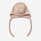 Wheat Main  2 Rib Cap Hassel | Baby Acc 0098 grey rose flowers