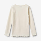 Wheat Main 2 Ribb T-skjorte L/S Ida T-Shirt 2487 rose powder