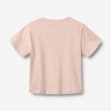 Wheat Main 2 T-skjorte S/S Ella T-Shirt 2528 powder blue flowers