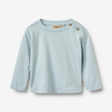Wheat Main 2 T-skjorte L/S Ebbe T-Shirt 9877 multi blue stripe