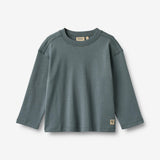 Wheat Main 2 T-skjorte L/S Hans Jersey Tops and T-Shirts 9547 blue multi stripe