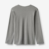 Wheat Main 2 T-skjorte L/S Morris T-Shirt 9624 flint