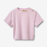 Wheat Main 2 T-skjorte S/S Ella T-Shirt 9876 magenta heart flowers