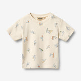 Wheat Main 2 T-skjorte S/S Fabian T-Shirt 9669 whale friends