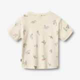 Wheat Main 2 T-skjorte S/S Fabian T-Shirt 9669 whale friends