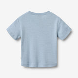 Wheat Main 2 T-skjorte S/S Fabian T-Shirt 9669 whale friends