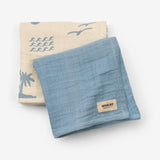 Wheat Main 2 pk Musselinbleie Kaya Accessory 1260 faded denim