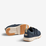 Wheat Footwear Alin Dobbel Borrelås Sneaker Sneakers 1432 navy