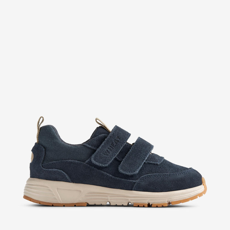 Wheat Footwear Alin Dobbel Borrelås Sneaker Sneakers 1432 navy