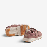 Wheat Footwear  Alin Dobbel Borrelås Sneaker Sneakers 2163 dusty rouge 