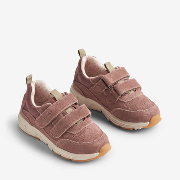 Wheat Footwear Alin Dobbel Borrelås Sneaker Sneakers 2163 dusty rouge 