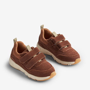 Wheat Footwear Alin Dobbel Borrelås Sneaker Sneakers 9002 cognac