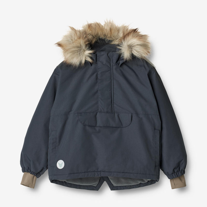 Wheat Outerwear Anorak Momo Tech Jackets 1108 dark blue