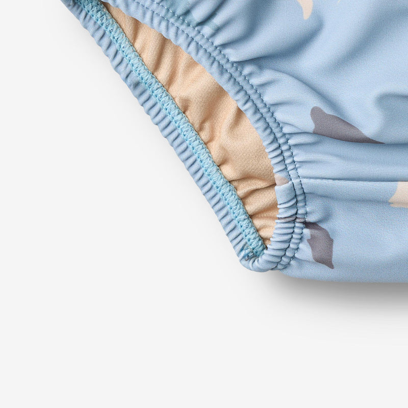 Wheat Main Baby Svømmeshorts Philip Swimwear 1235 soft blue sea life