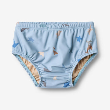 Wheat Main Baby Svømmeshorts Philip Swimwear 1235 soft blue sea life