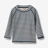 Wheat Main Bade-T-skjorte Dilan T-Shirt 1048 blue stripe
