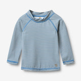 Wheat Main Bade-T-skjorte Dilan T-Shirt 9580 blue swim stripe