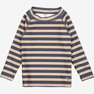 Wheat Main  Bade T-skjorte Dilan | Baby Swimwear 1073 ink stripe