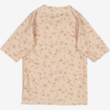 Wheat Main  Bade T-skjorte Jackie SS Swimwear 1492 purple poppy flowers
