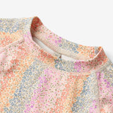 Wheat Main  Bade T-skjorte L/S Dilan Swimwear 9506 rainbow flowers