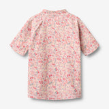 Wheat Main Bade T-skjorte S/S Jackie T-Shirt 2526 powder flowers and seashells
