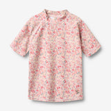 Wheat Main Bade T-skjorte S/S Jackie T-Shirt 2526 powder flowers and seashells