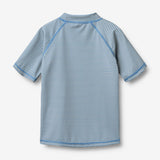 Wheat Main Bade T-skjorte S/S Jackie T-Shirt 9580 blue swim stripe