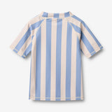 Wheat Main Bade T-skjorte S/S Jackie T-Shirt 9732 bold blue stripe