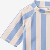 Wheat Main Bade T-skjorte S/S Jackie T-Shirt 9732 bold blue stripe