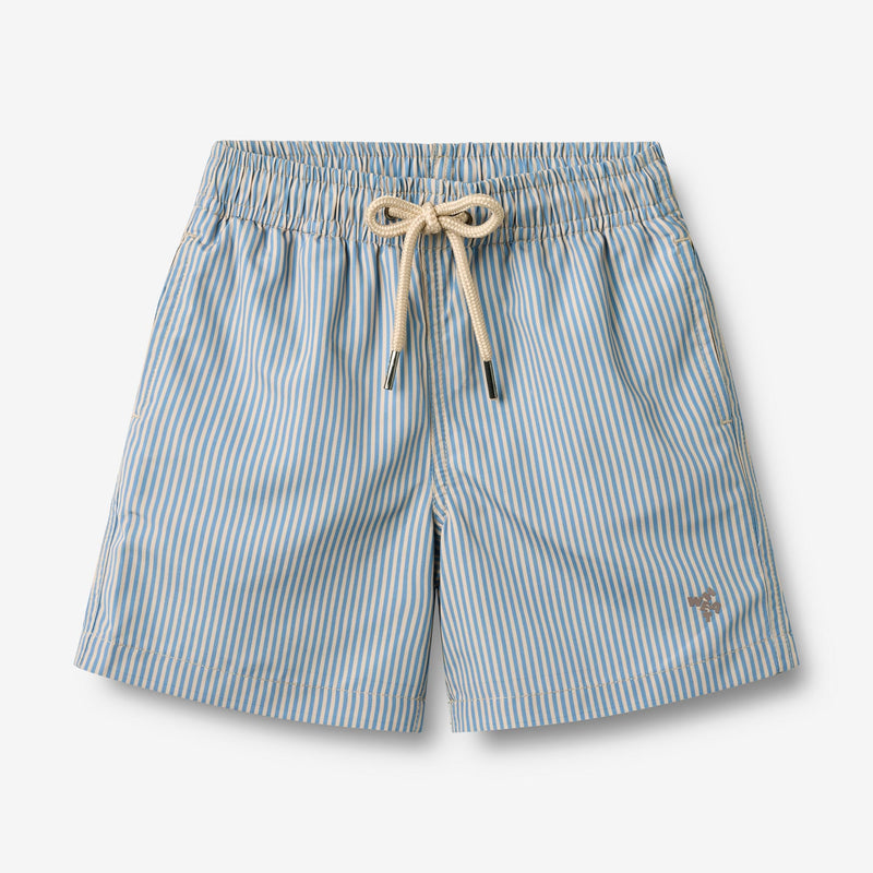Wheat Main Badebukse Hansi Shorts 9580 blue swim stripe