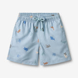 Wheat Main Badebukse Hansi Swimwear 1235 soft blue sea life